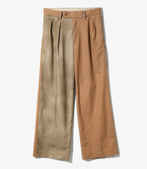 Tucked Baggy Trouser - Moleskin