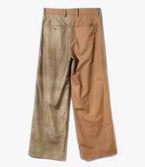 Tucked Baggy Trouser - Moleskin