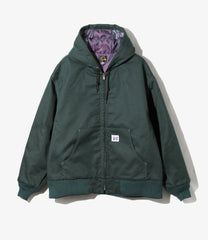 Zipped Work Hoody - PE/C Twill