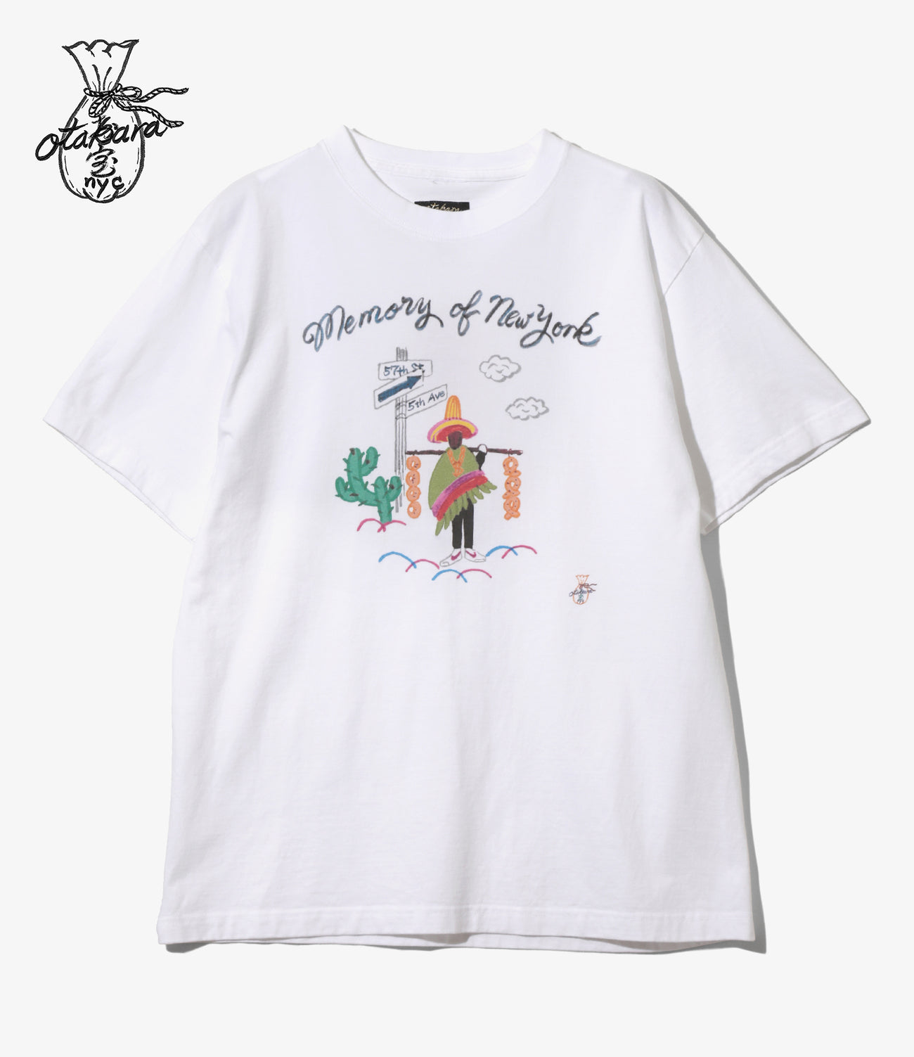 〈OTAKARA NYC〉Short Sleeve Printed Tee - 5th Avenue