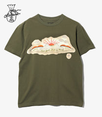 〈OTAKARA NYC〉Short Sleeve Batik Print Tee - Bridge