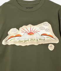〈OTAKARA NYC〉Short Sleeve Batik Print Tee - Bridge