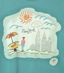 〈OTAKARA NYC〉Short Sleeve Batik Print Tee - Manhattan