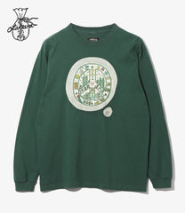 〈OTAKARA NYC〉Long Sleeve Batik Print Tee - Peace