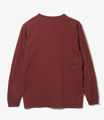 〈OTAKARA NYC〉Long Sleeve Batik Print Tee - Apple