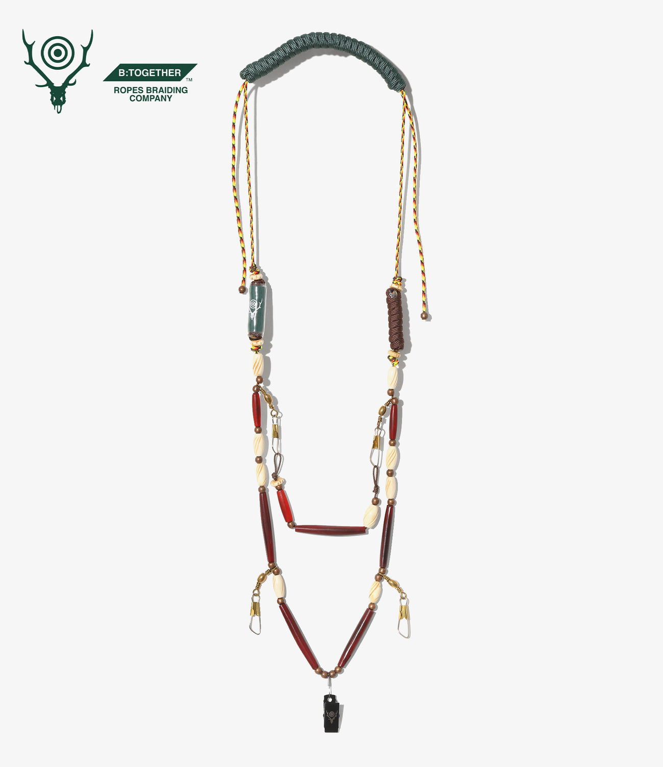 SOUTH2 WEST8〉x〈B:TOGETHER〉Lanyard Necklace - Buffalo Beads