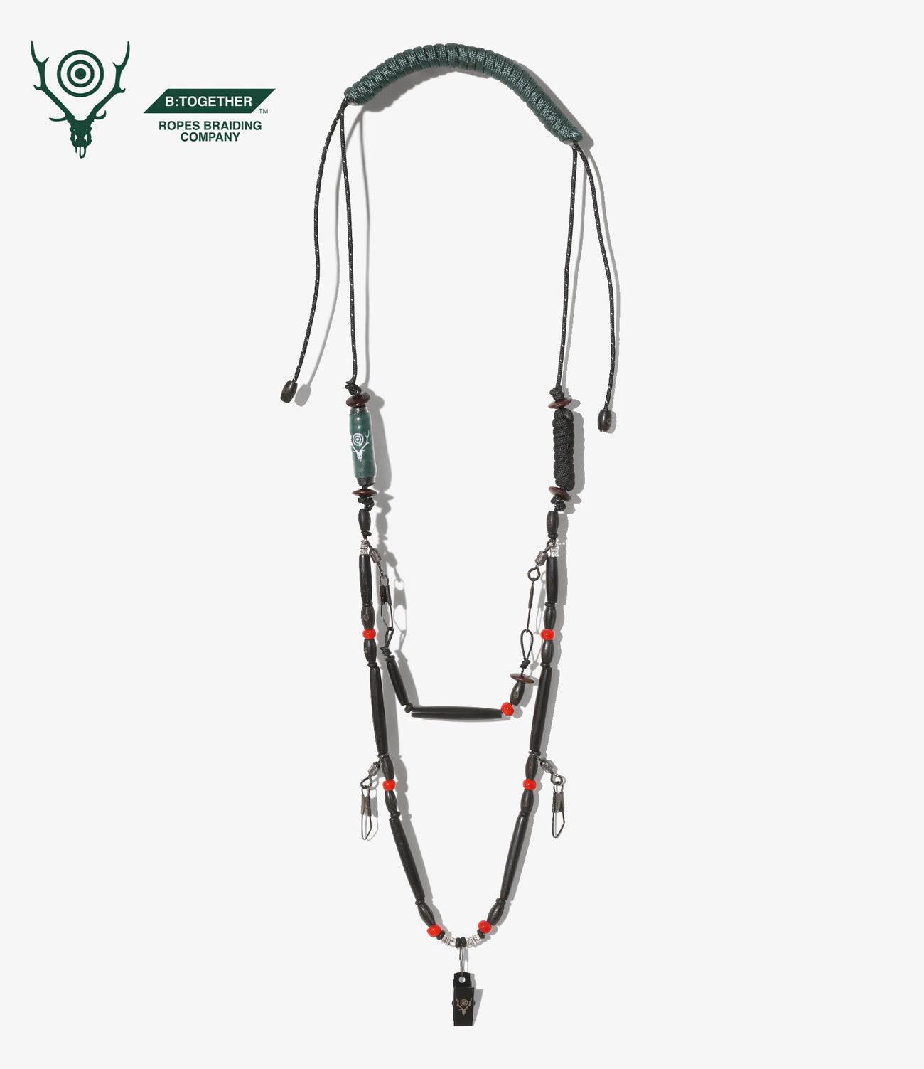 SOUTH2 WEST8〉x〈B:TOGETHER〉Lanyard Necklace - Buffalo Beads