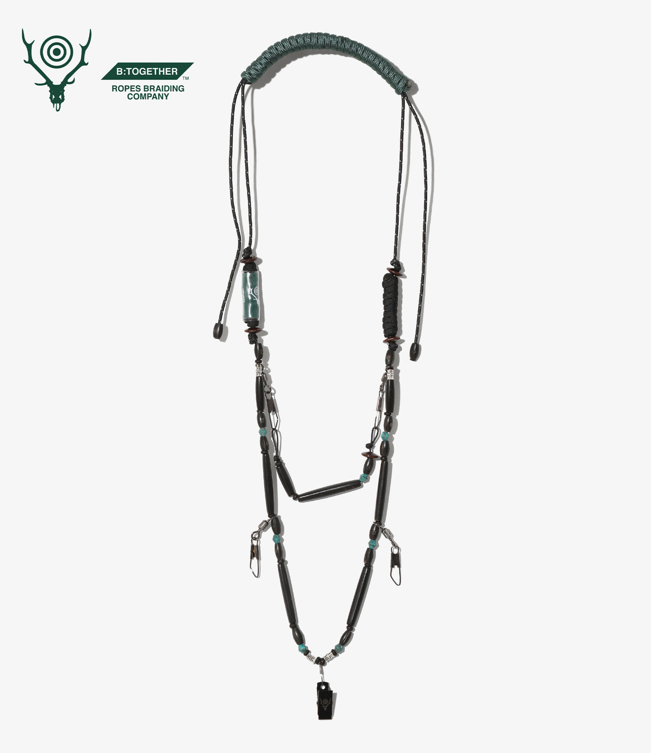 SOUTH2 WEST8〉x〈B:TOGETHER〉Lanyard Necklace - Buffalo Beads
