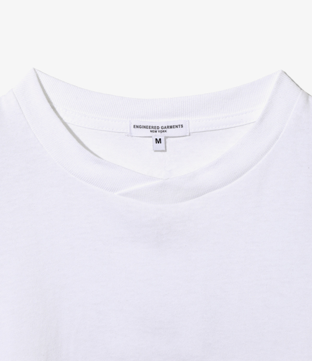 L/S Plain Cross Crew Neck Tee