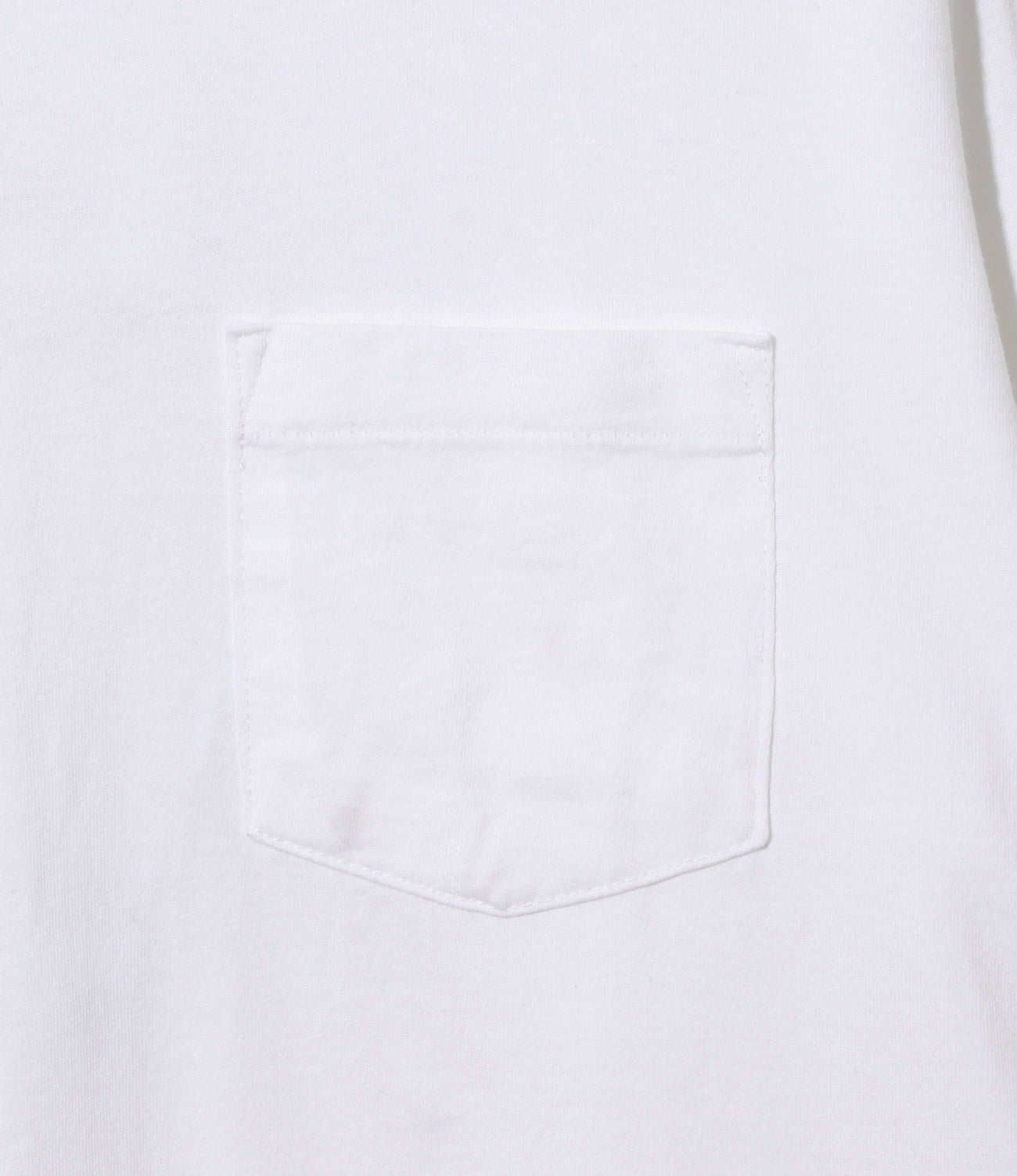 L/S Plain Cross Crew Neck Tee
