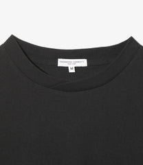 L/S Plain Cross Crew Neck Tee