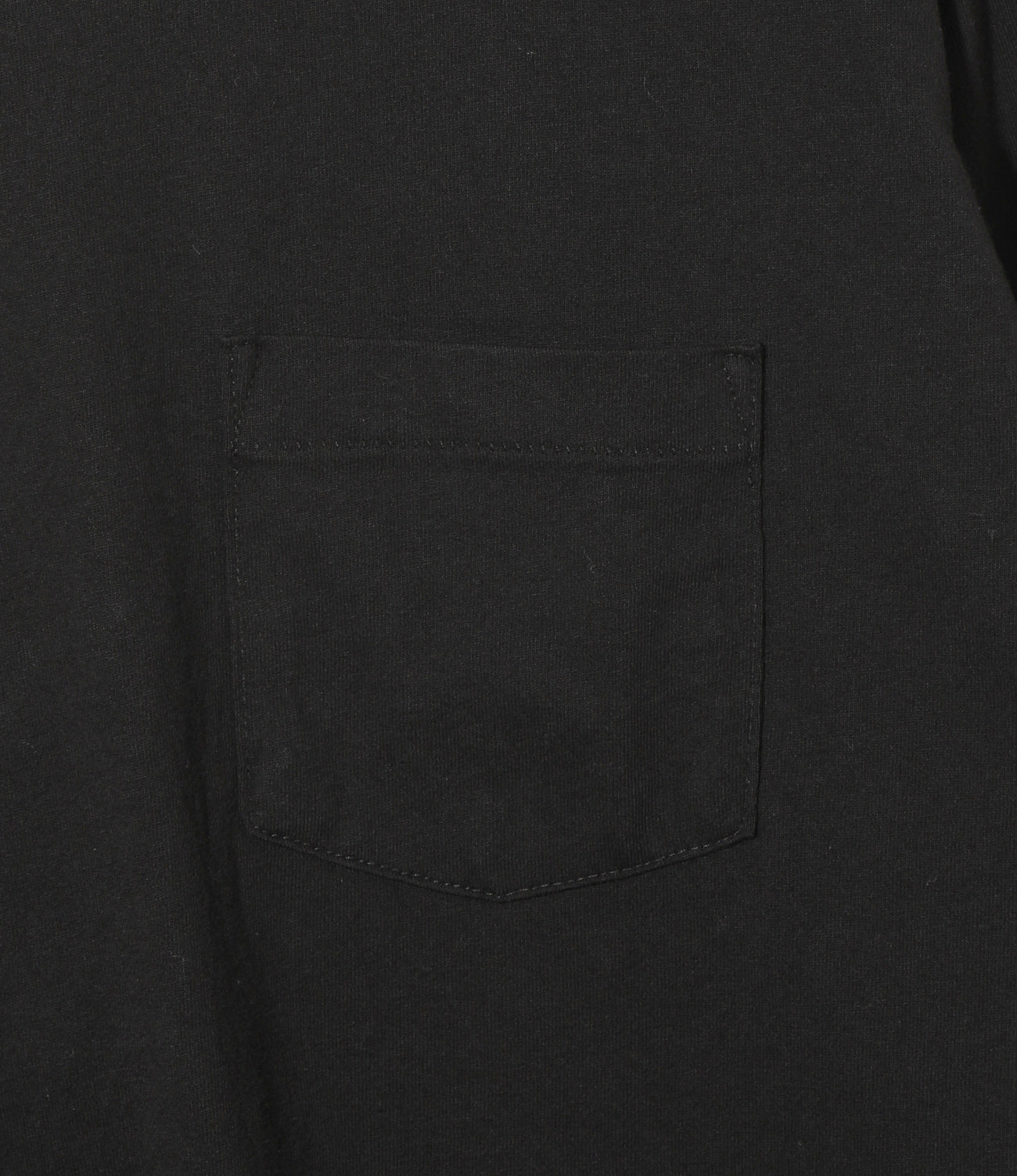 L/S Plain Cross Crew Neck Tee