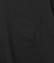 L/S Plain Cross Crew Neck Tee