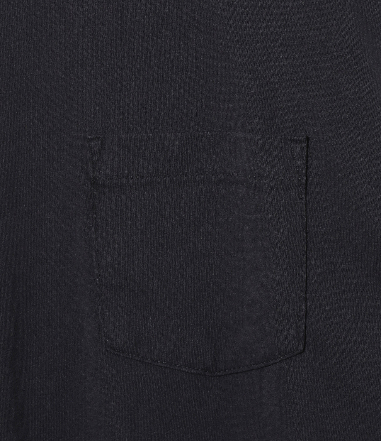 L/S Plain Cross Crew Neck Tee