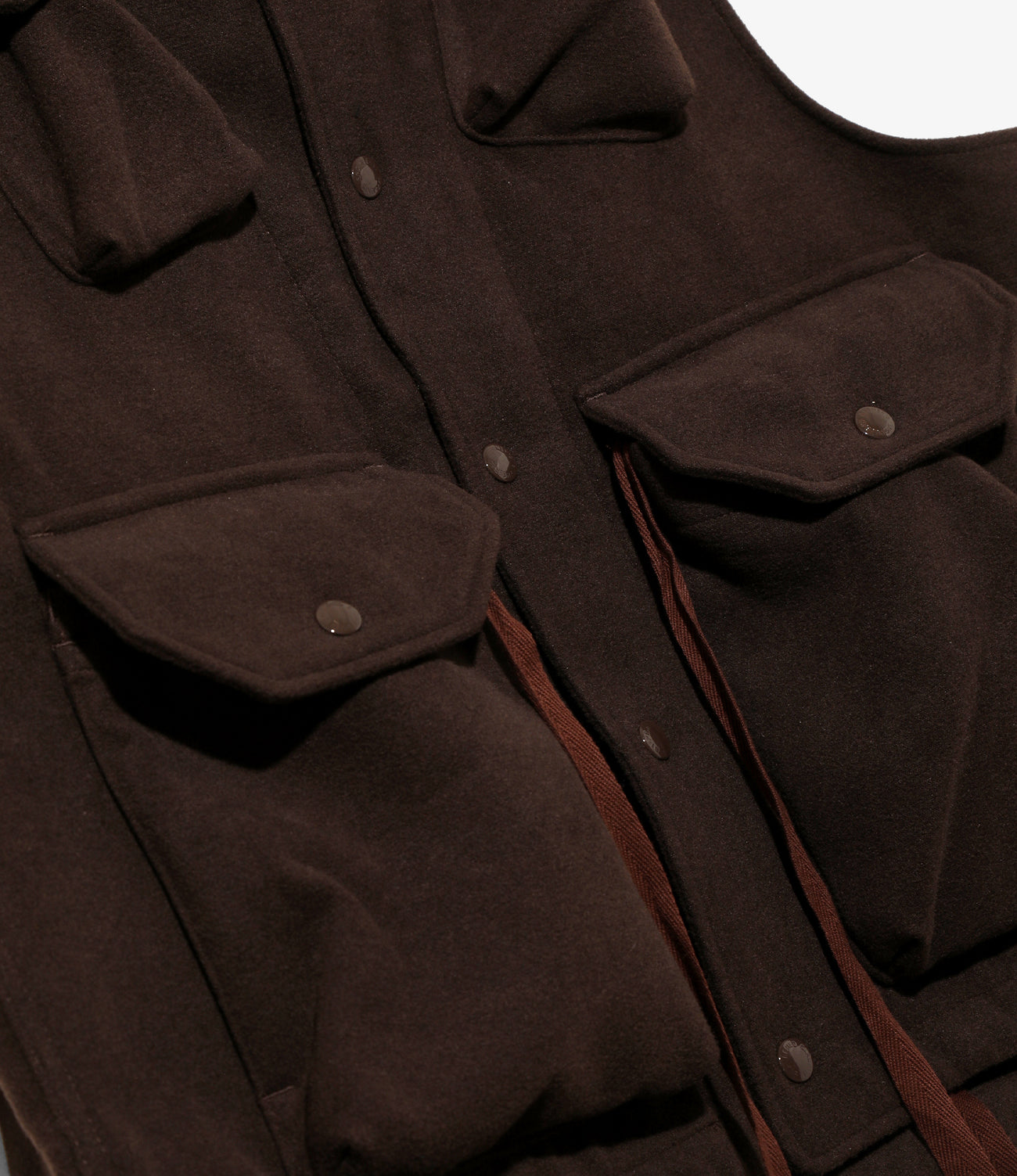 Field Vest - Polyester Fake Melton