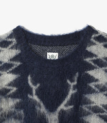Mohair Crew Neck Sweater