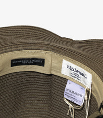 〈ENGINEERED GARMENTS〉x〈CABLEAMI〉Cotton Braid Colonial Hat