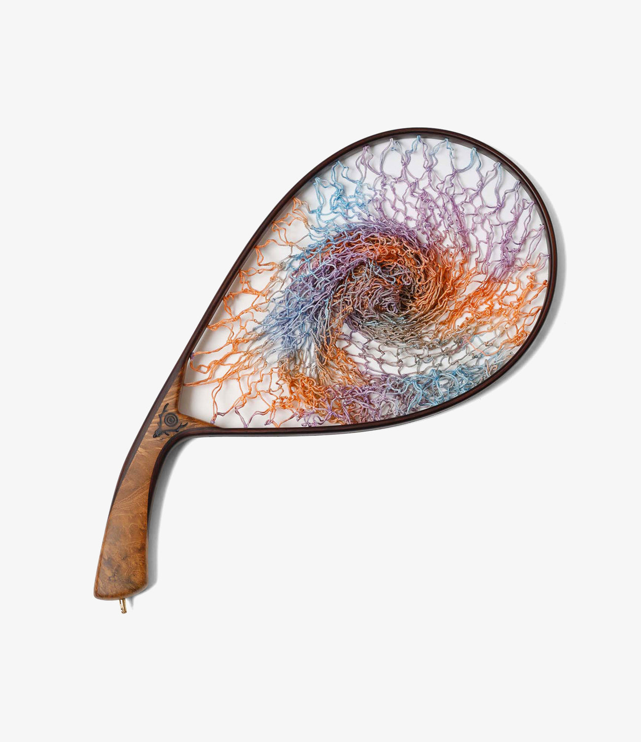 Handmade Tie-Dye Landing Net / Curve - Normal Grip