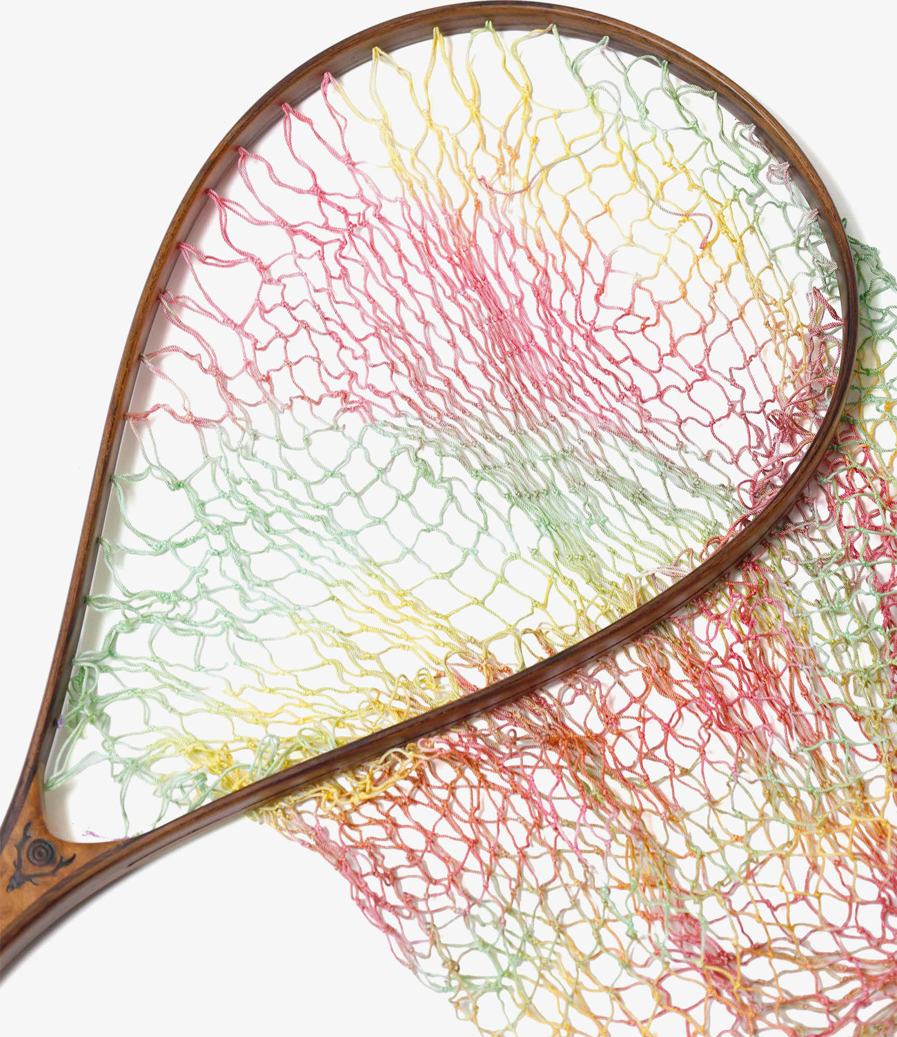 Handmade Tie-Dye Landing Net / Straight - Normal Grip