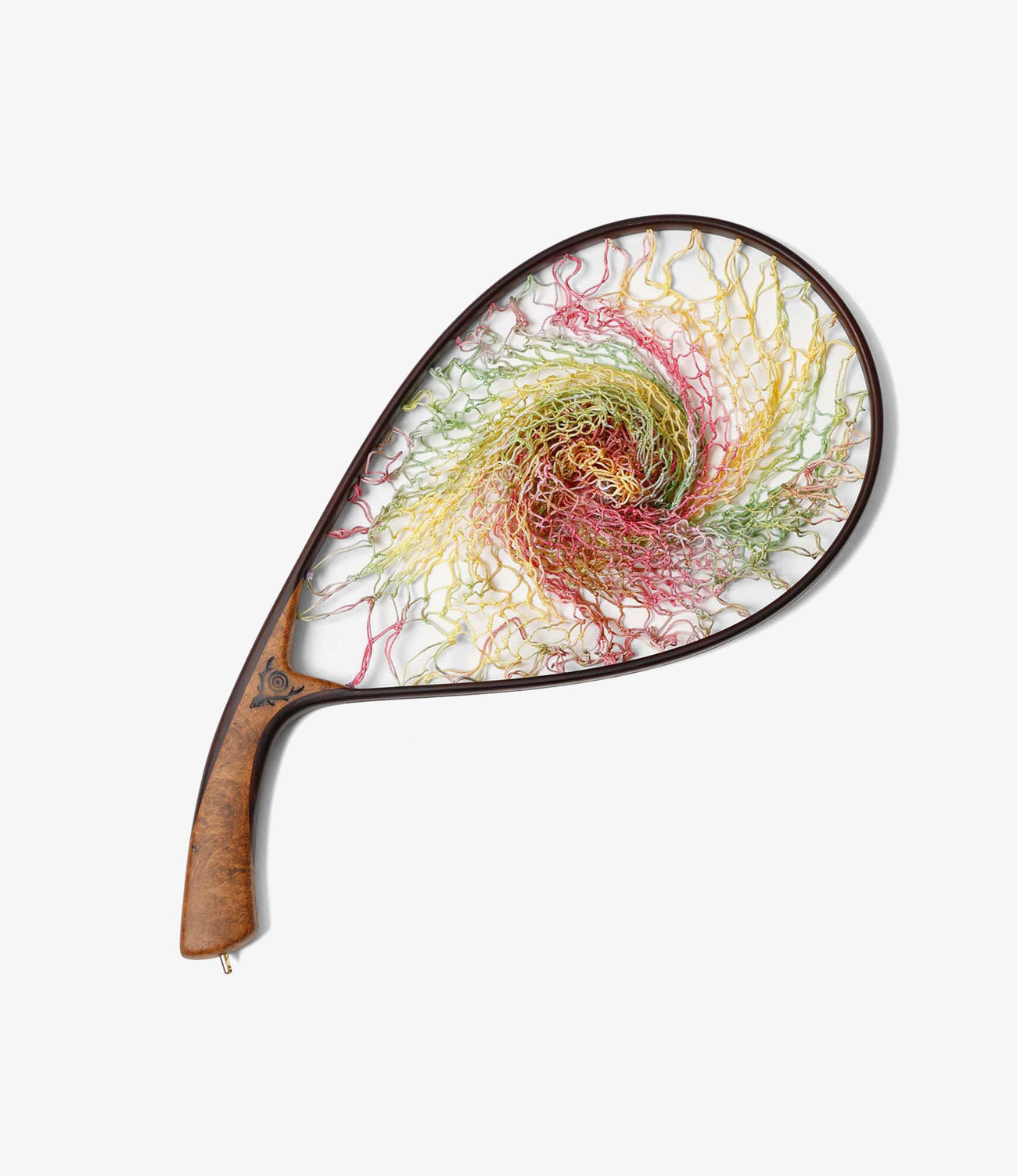 Handmade Tie-Dye Landing Net / Curve - Normal Grip
