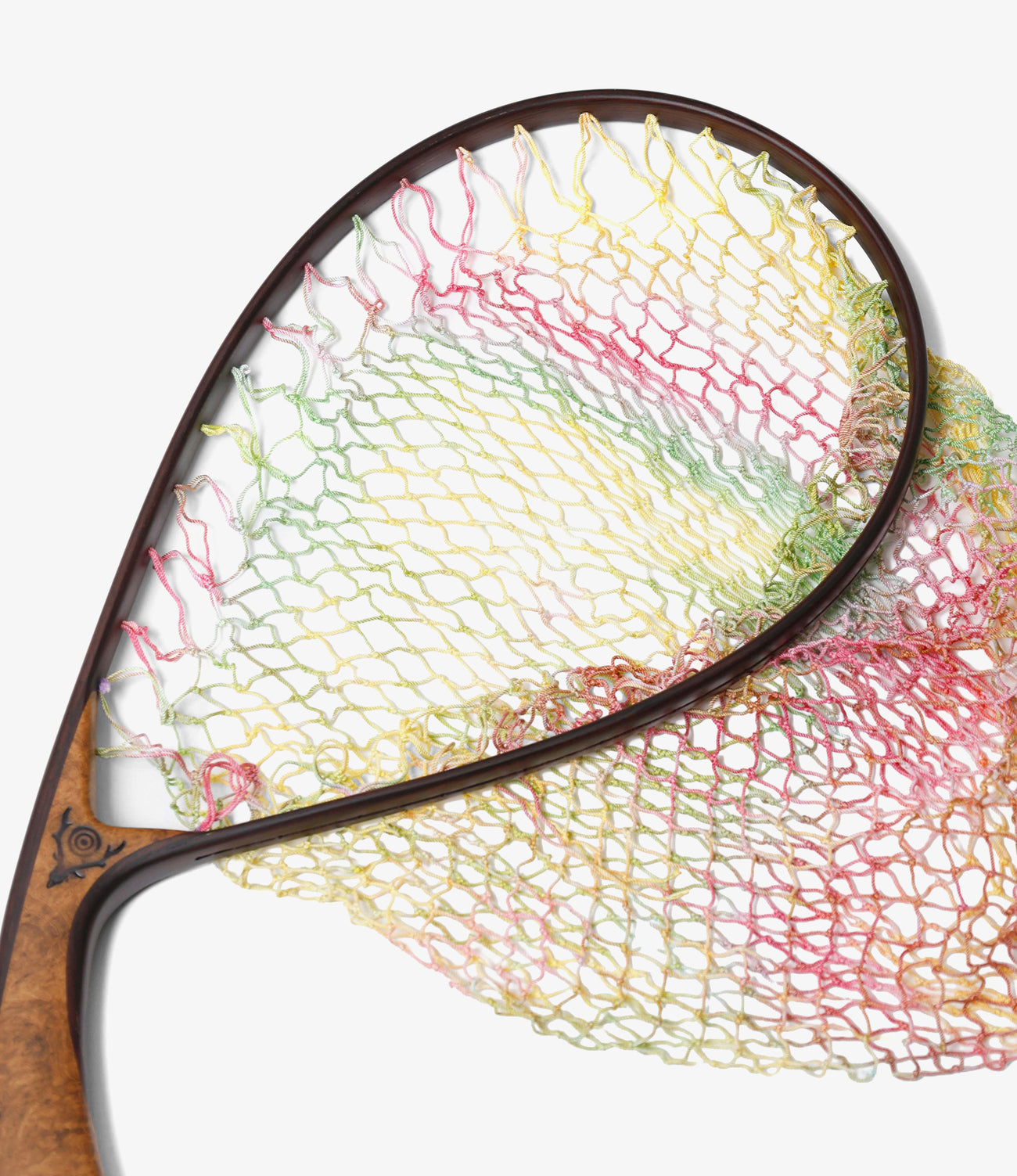 Handmade Tie-Dye Landing Net / Curve - Normal Grip