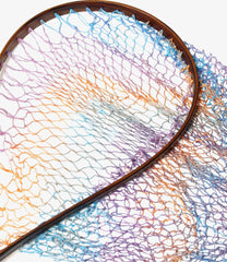 Handmade Tie-Dye Landing Net / Straight - Stag Grip