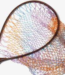 Handmade Tie-Dye Landing Net / Curve - Stag Grip