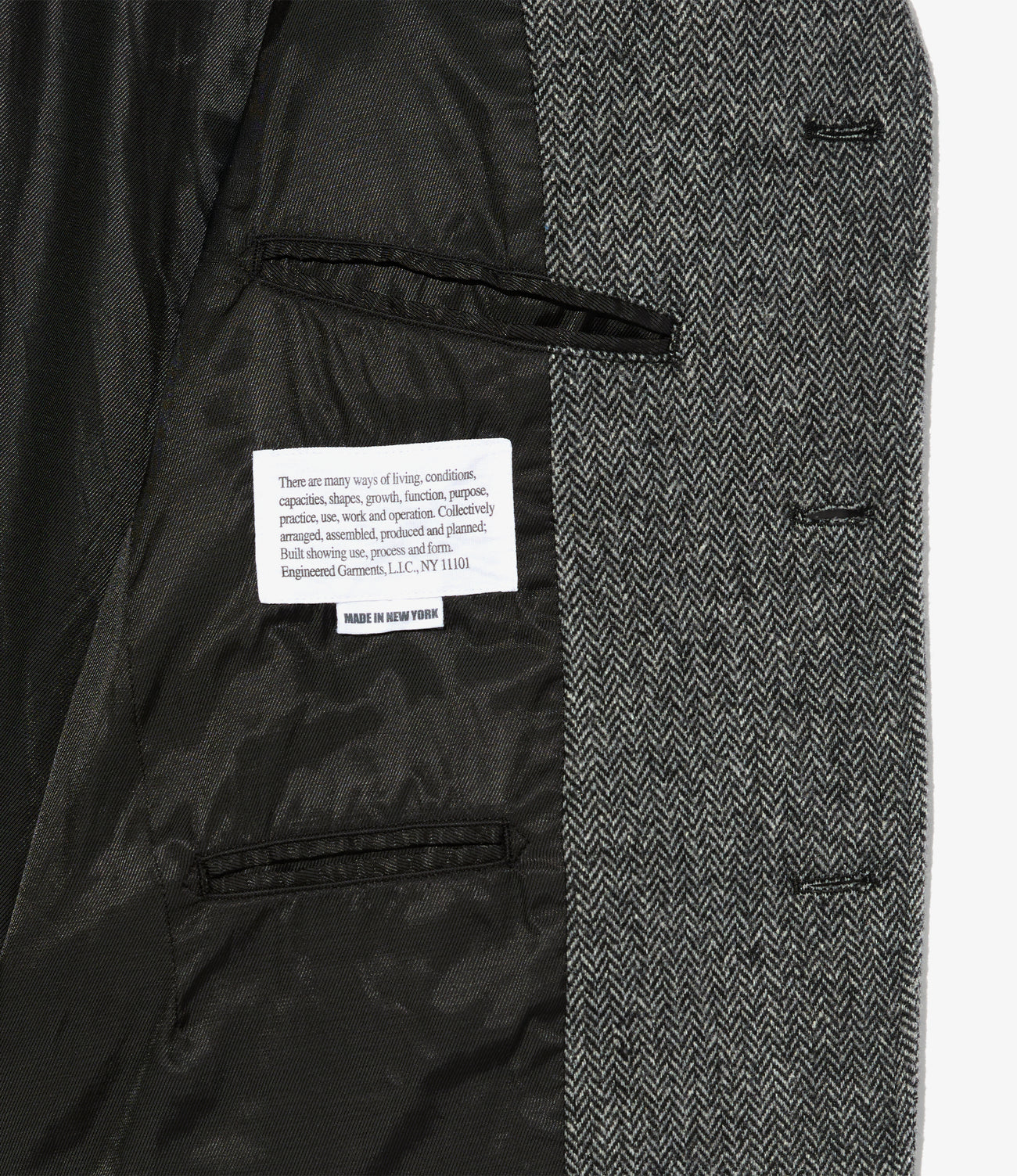 Andover Jacket - Poly Wool Herringbone