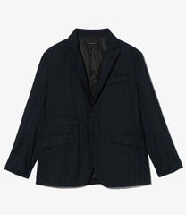 Andover Jacket - Polyester Lurex Stripe