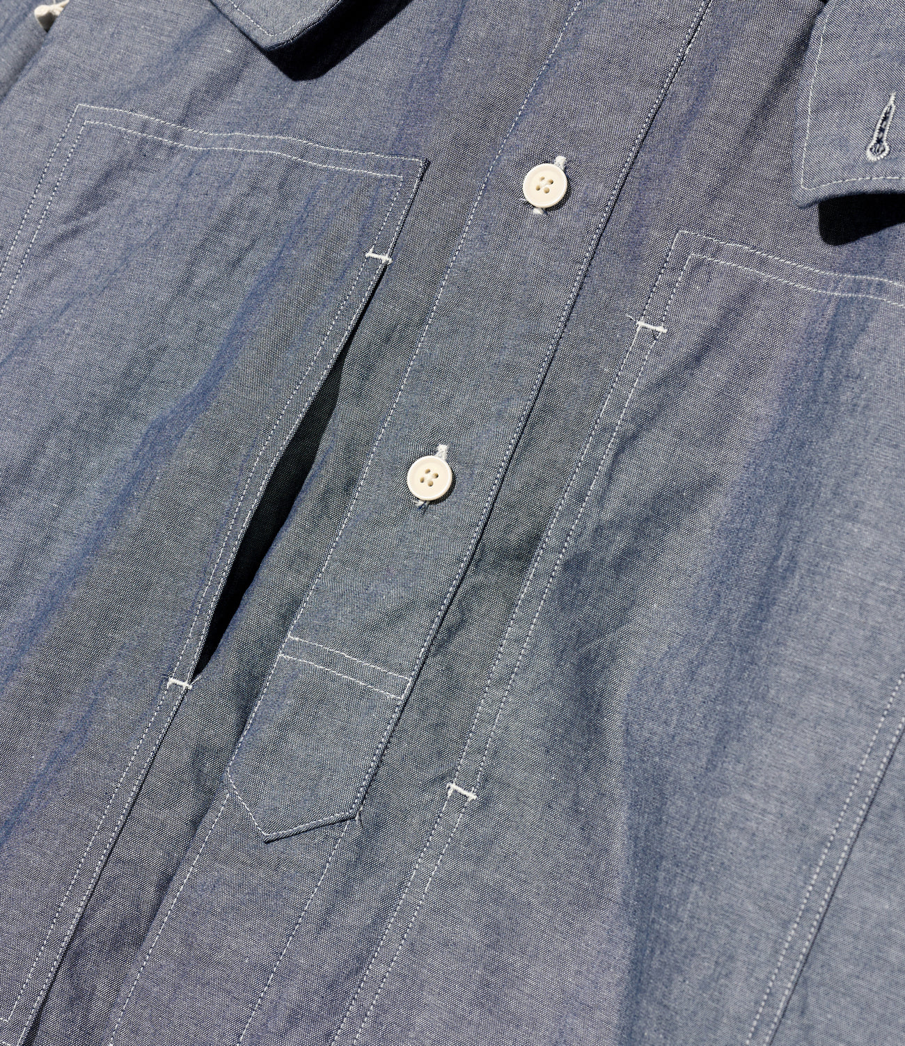 Army Shirt - Cotton Chambray