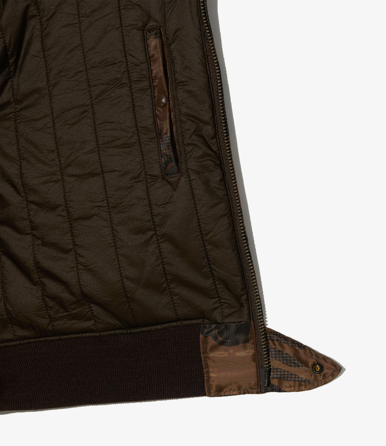 Aviator Jacket - Animal Print Polyester Pilot Twill