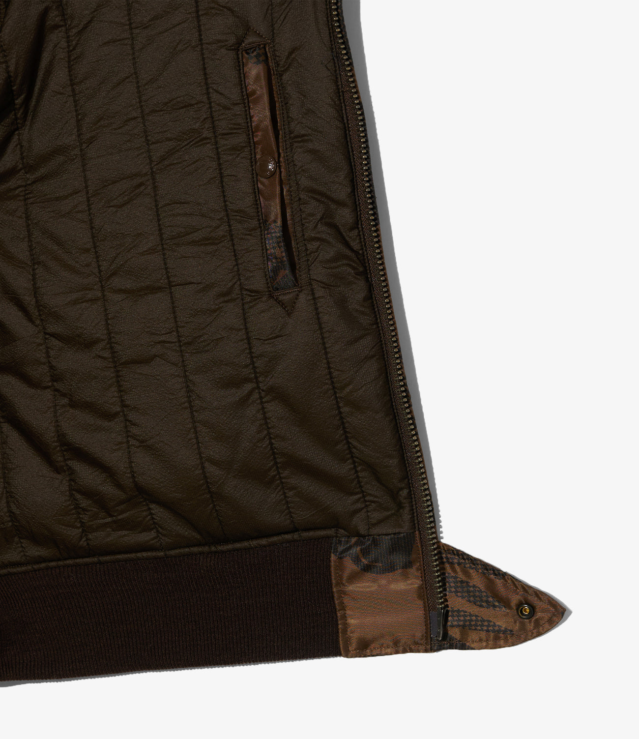 Aviator Jacket - Animal Print Polyester Pilot Twill