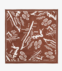 Printed Bandana - Map