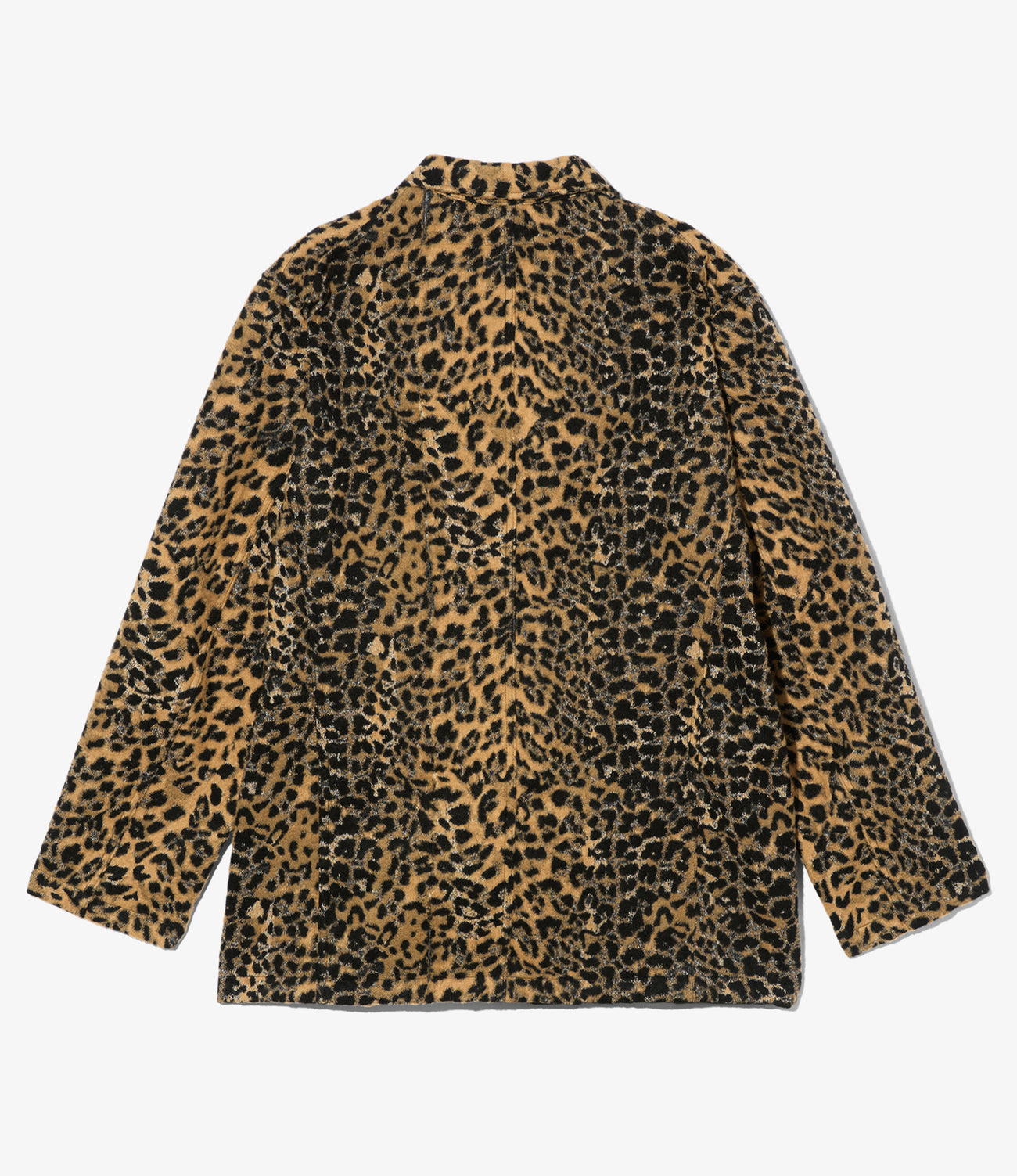 Bedford Jacket - Wool Poly Leopard Jacquard