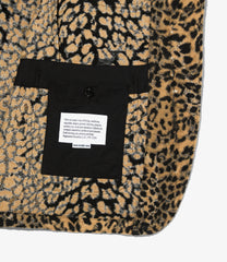Bedford Jacket - Wool Poly Leopard Jacquard