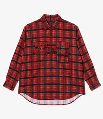 Binocular Shirt - Cotton Printed Plaid Flannel