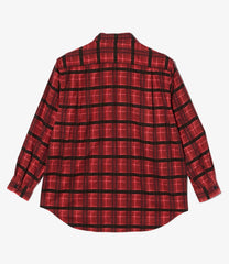 Binocular Shirt - Cotton Printed Plaid Flannel