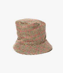 Bucket Hat - Wool Poly Glen Plaid