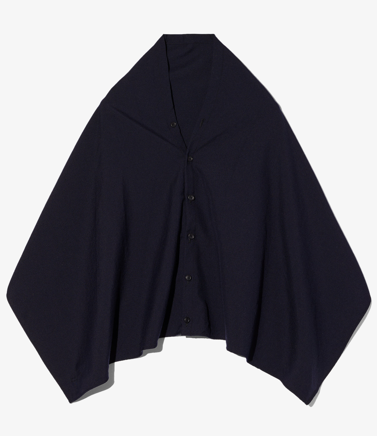 Button Shawl - Wool Uniform Serge