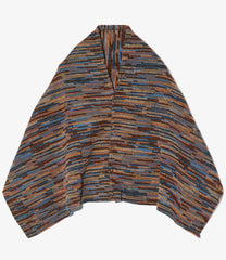 Button Shawl - Wool Poly Sweater Knit