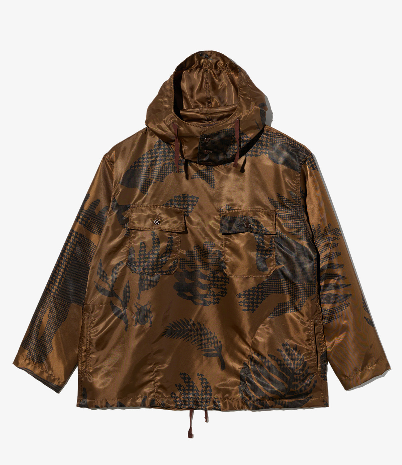 Cagoule Shirt - Animal Print Polyester Pilot Twill