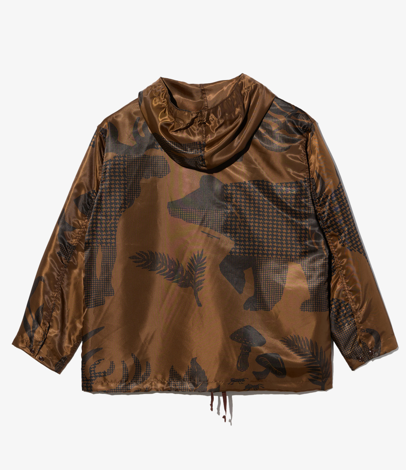 Cagoule Shirt - Animal Print Polyester Pilot Twill