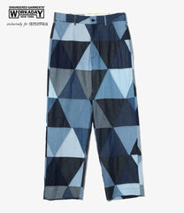 Chino Pant - Triangle Patchwork