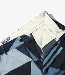 Chino Pant - Triangle Patchwork