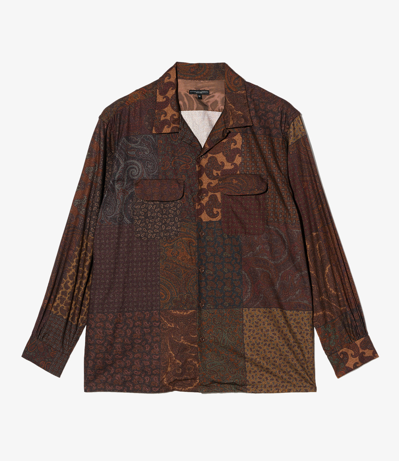 Classic Shirt - Cotton Paisley Patchwork Print