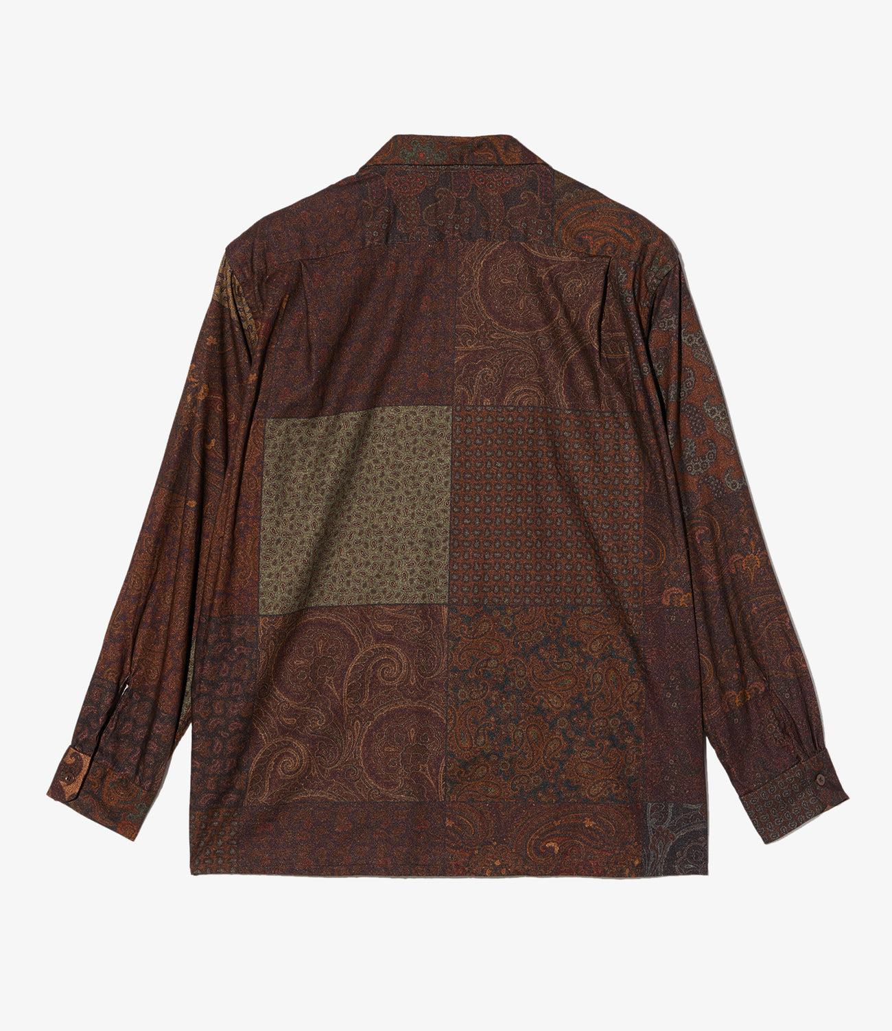 Classic Shirt - Cotton Paisley Patchwork Print