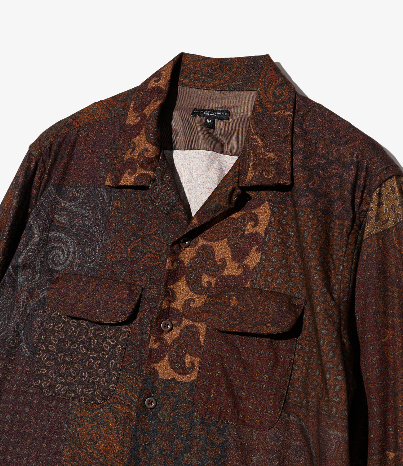 Classic Shirt - Cotton Paisley Patchwork Print
