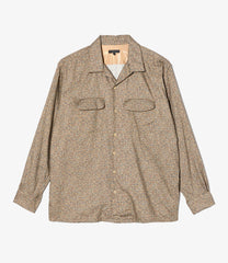 Classic Shirt - Cotton Small Floral Print Flannel