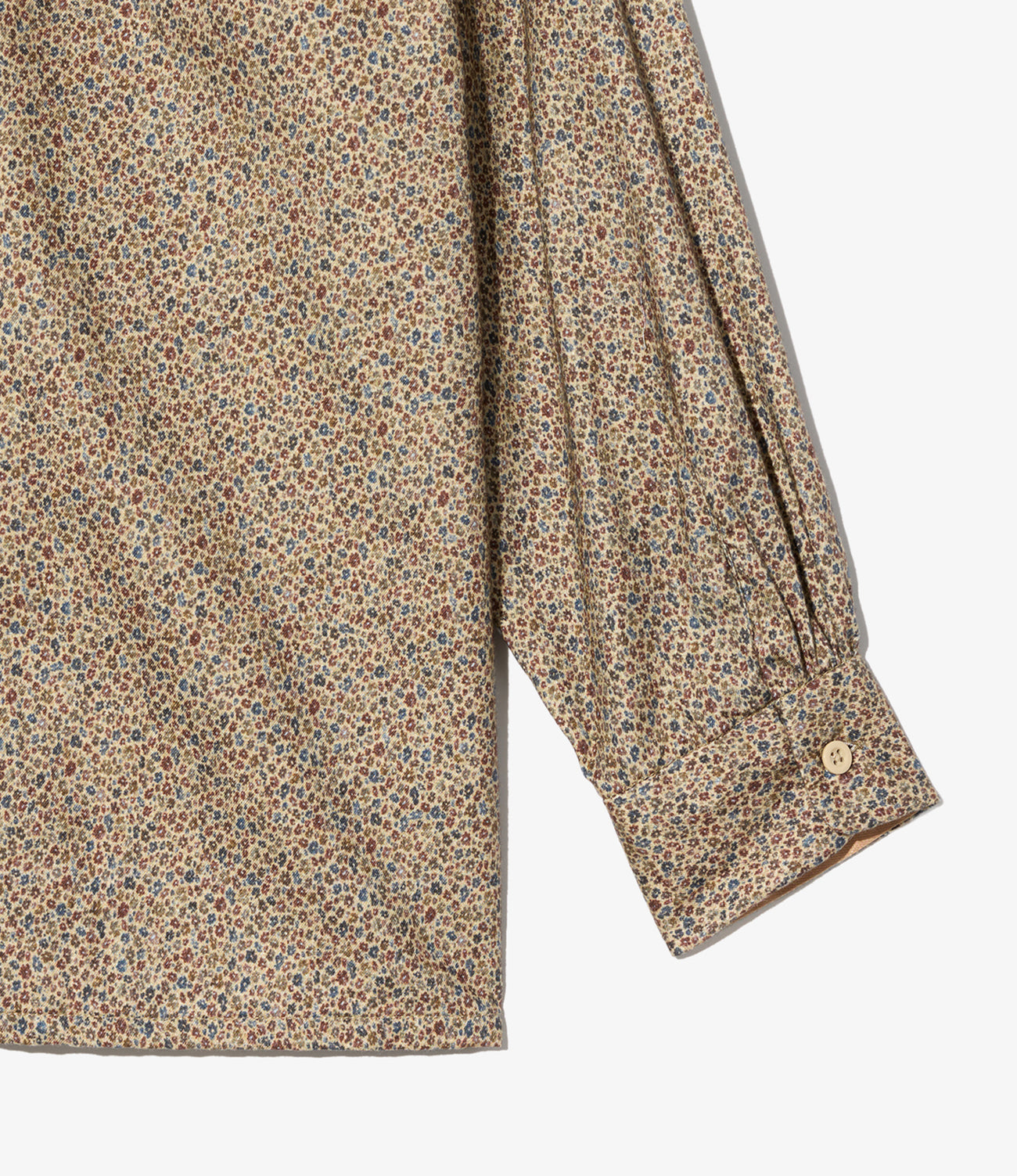 Classic Shirt - Cotton Small Floral Print Flannel