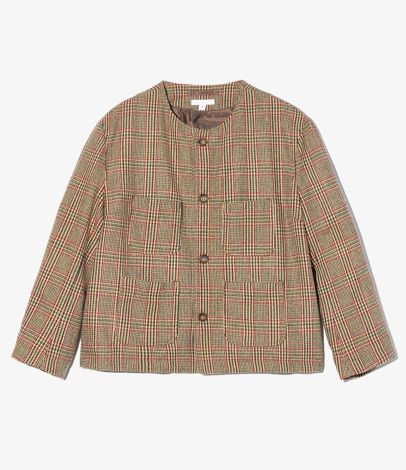 CN Jacket - Wool Poly Glen Plaid